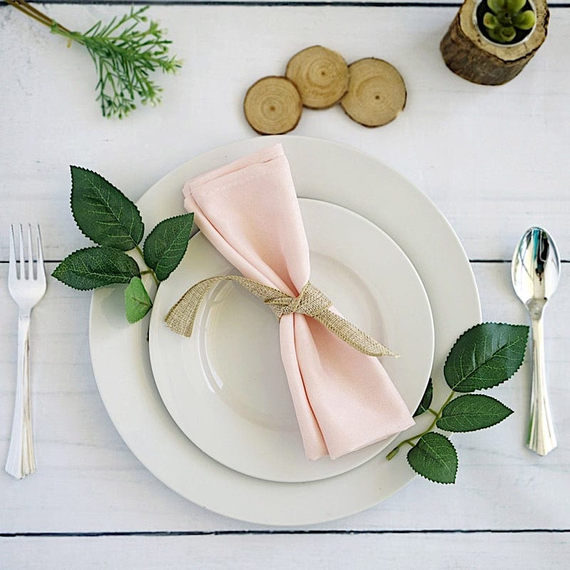 5 Polyester Dinner Table Napkins 20