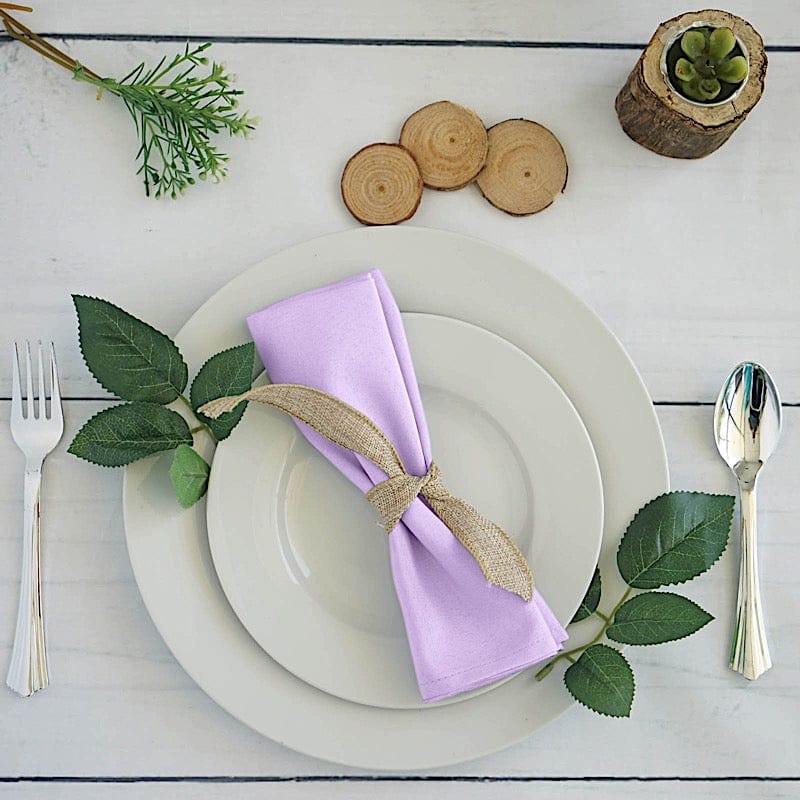5 Polyester Dinner Table Napkins 20
