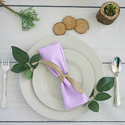 5 Polyester Dinner Table Napkins 20" x 20"