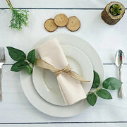 5 Polyester Dinner Table Napkins 20" x 20"