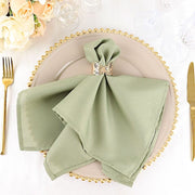 5 Polyester Dinner Table Napkins 20" x 20"