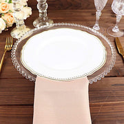 5 Polyester Dinner Table Napkins 20" x 20"
