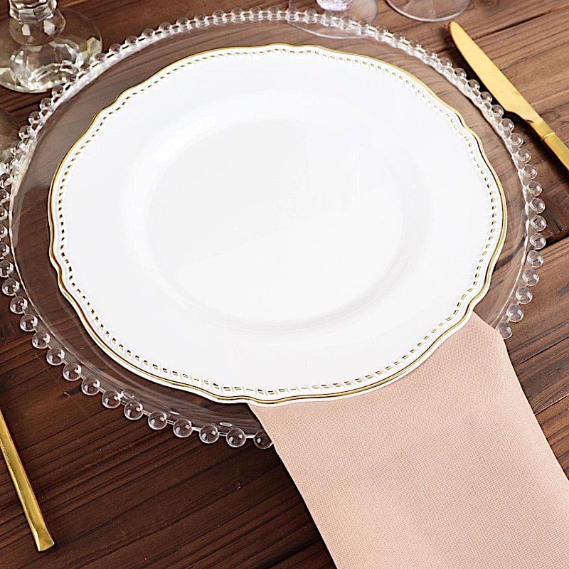 5 Polyester Dinner Table Napkins 20