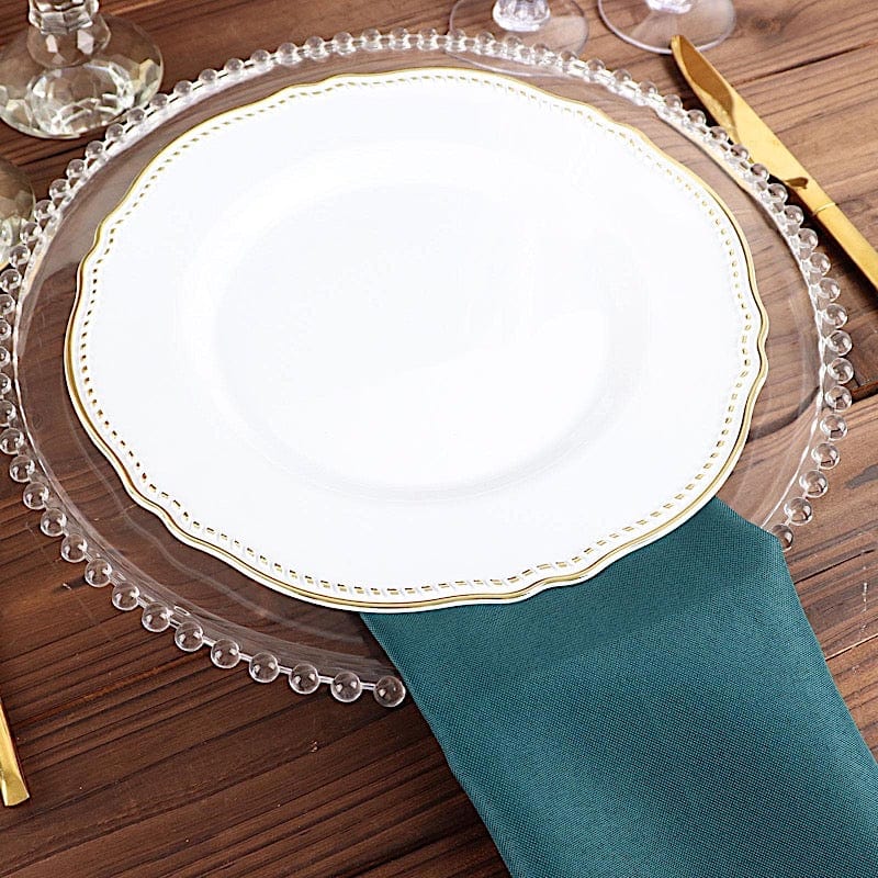 5 Polyester Dinner Table Napkins 20" x 20"