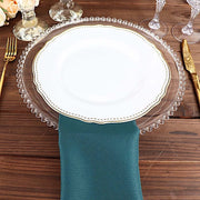 5 Polyester Dinner Table Napkins 20" x 20"