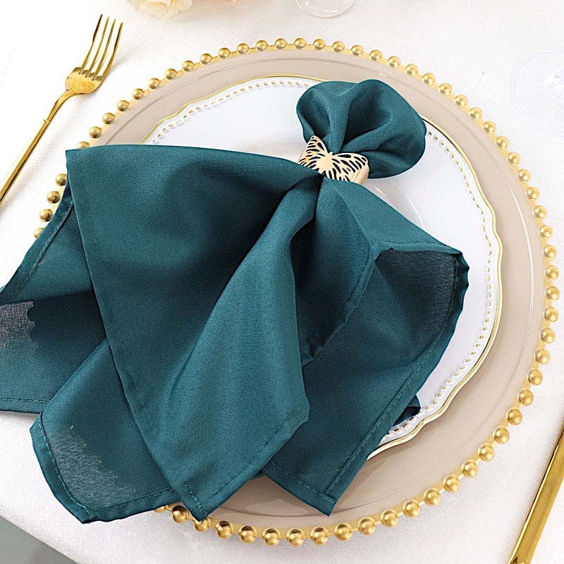 5 Polyester Dinner Table Napkins 20