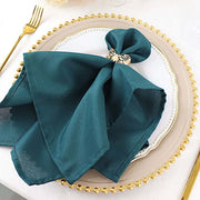 5 Polyester Dinner Table Napkins 20" x 20"