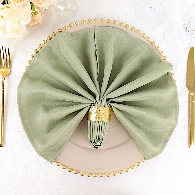 5 Polyester Dinner Table Napkins 20