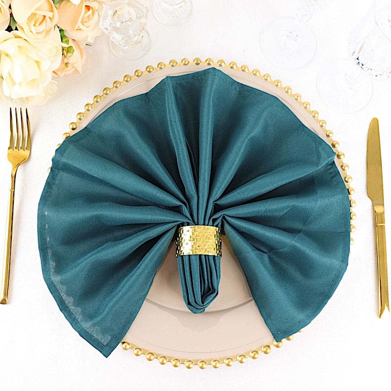 5 Polyester Dinner Table Napkins 20
