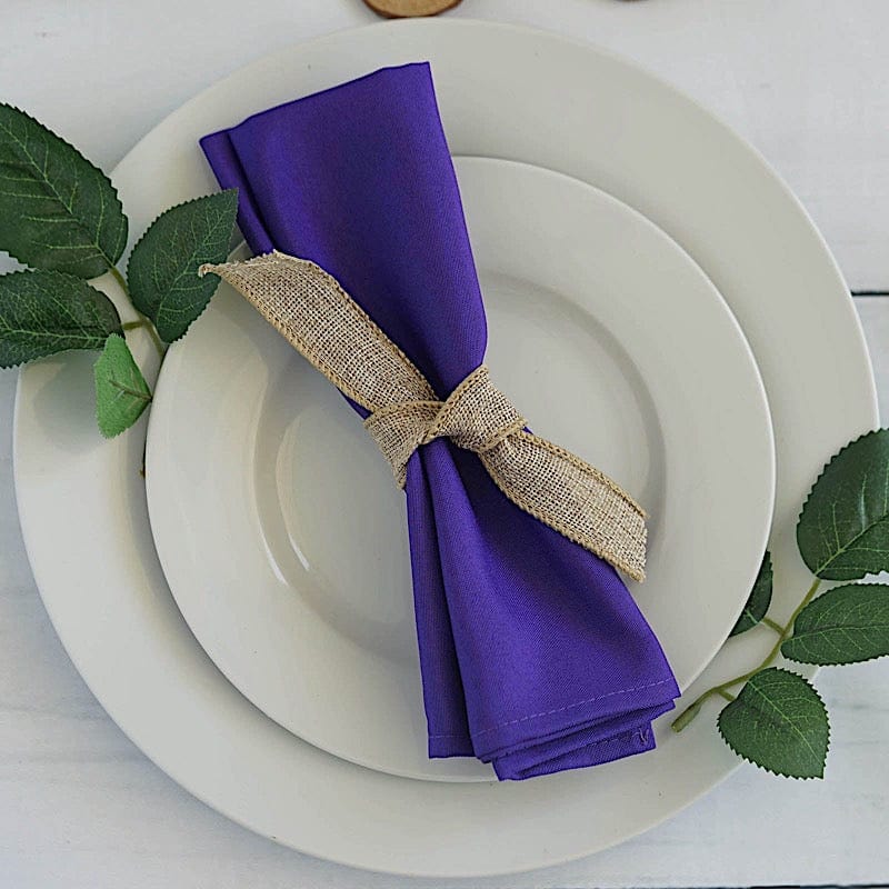 5 Polyester Dinner Table Napkins 20