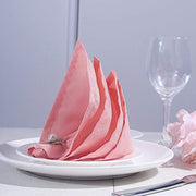 5 Polyester Napkins 17" x 17"