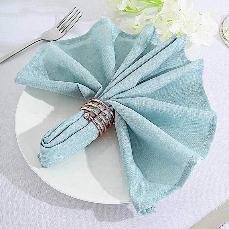 5 Polyester Napkins 17" x 17"