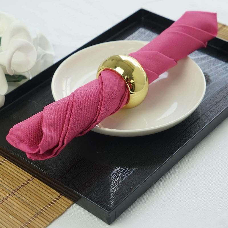 5 Polyester Napkins 17" x 17"