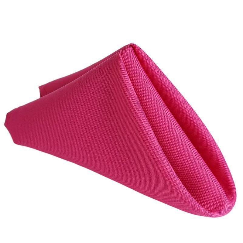 5 Polyester Napkins 17" x 17"