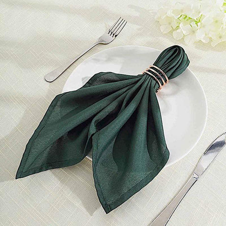 5 Polyester Napkins 17