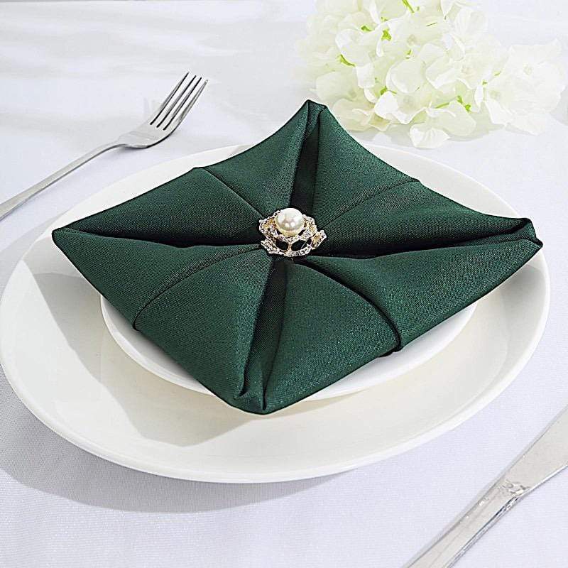 5 Polyester Napkins 17" x 17"