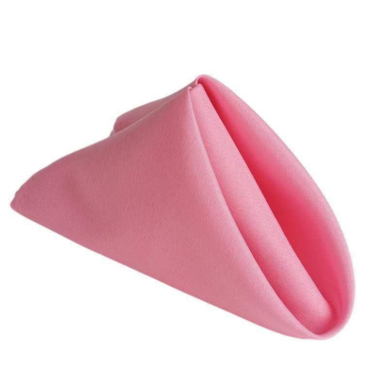 5 Polyester Napkins 17" x 17"