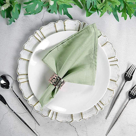 5 Polyester Napkins 17