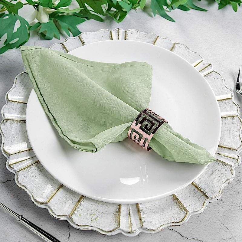 5 Polyester Napkins 17" x 17"