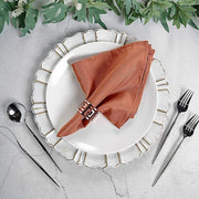 5 Polyester Napkins 17" x 17"