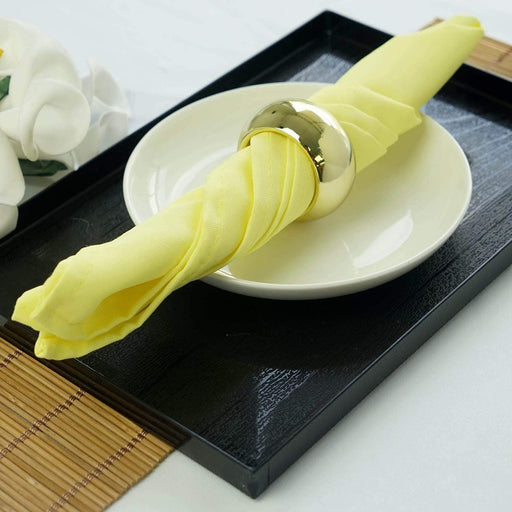 5 Polyester Napkins 17" x 17"