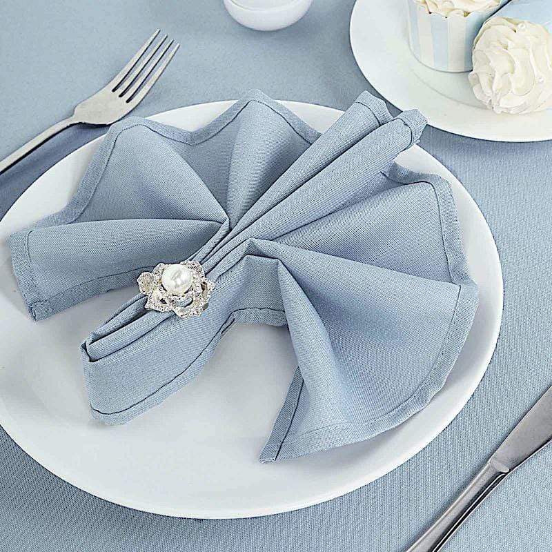 5 Polyester Napkins 17" x 17"