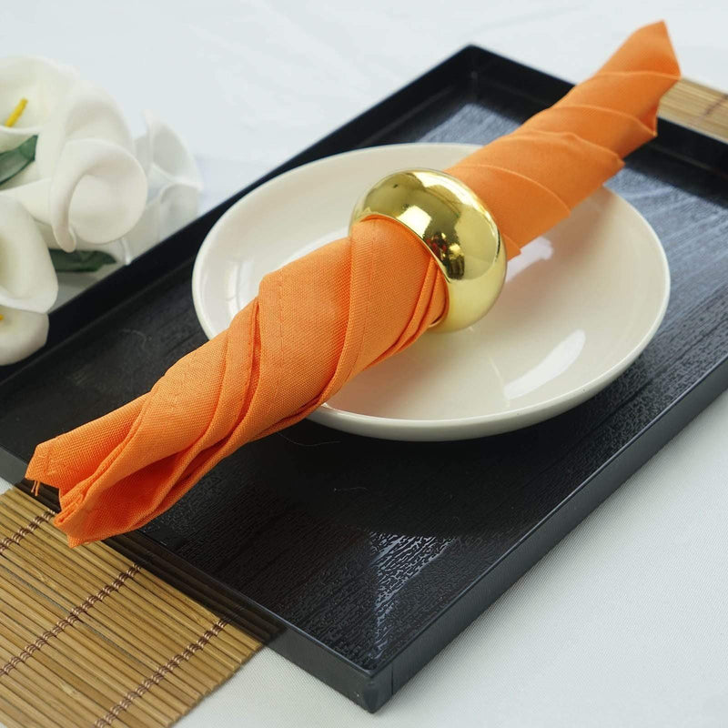 5 Polyester Napkins 17" x 17" NAP_OSC_ORNG