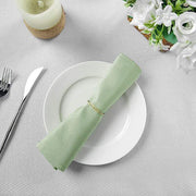 5 Polyester Napkins 17" x 17" NAP_OSC_SAGE