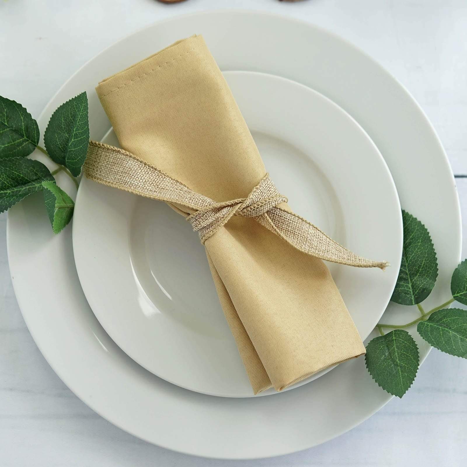 5 Polyester Napkins 20