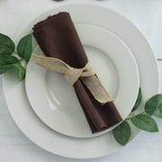 5 Polyester Napkins 20" x 20"