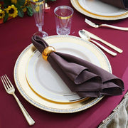 5 Polyester Napkins 20" x 20"