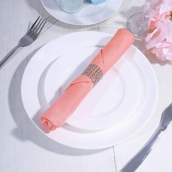 5 Polyester Napkins 20" x 20"