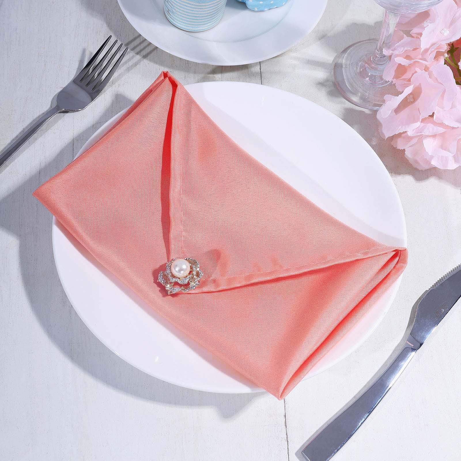 5 Polyester Napkins 20