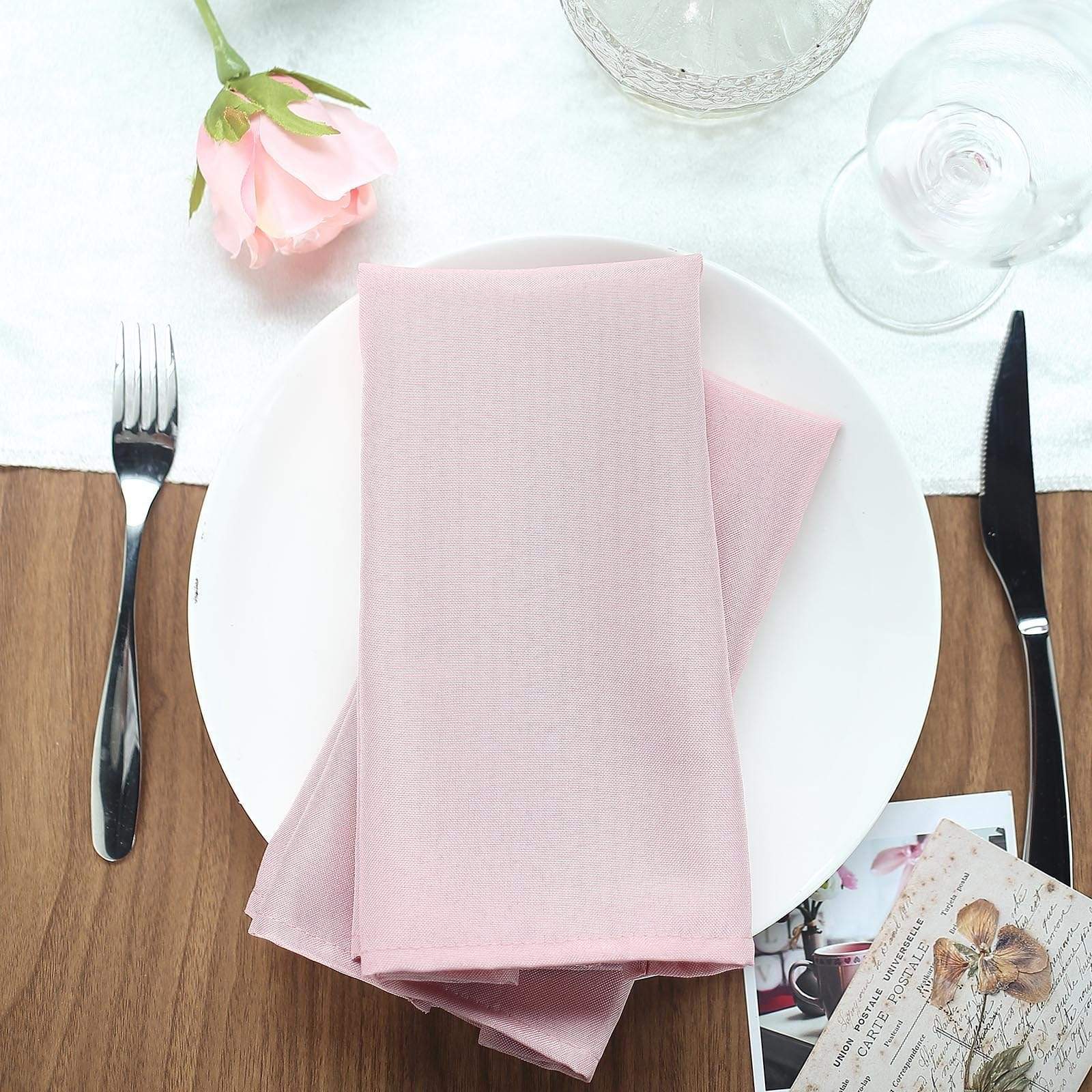 5 Polyester Napkins 20