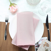 5 Polyester Napkins 20" x 20"