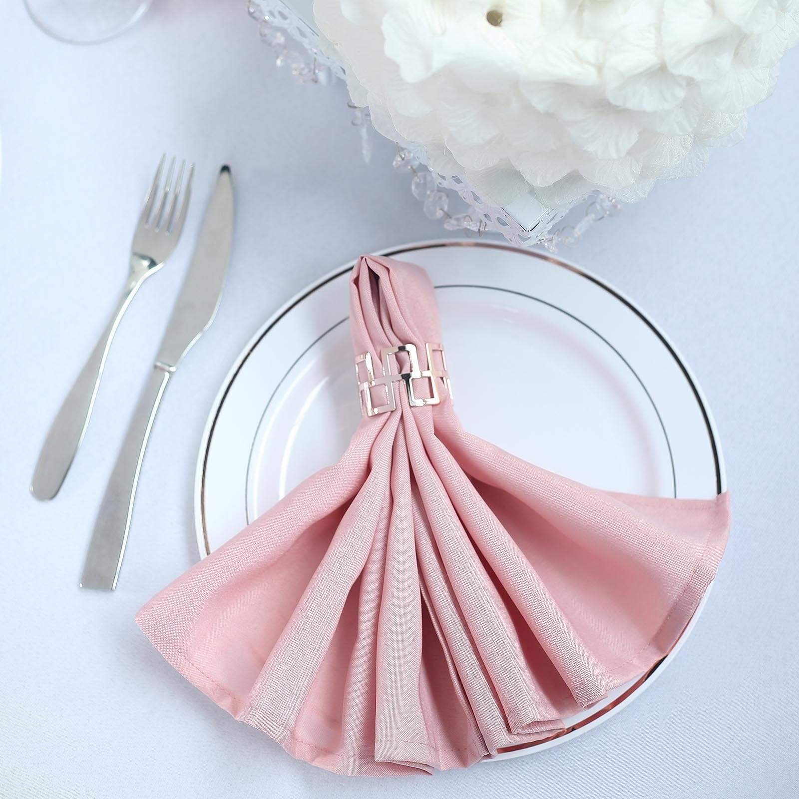 5 Polyester Napkins 20