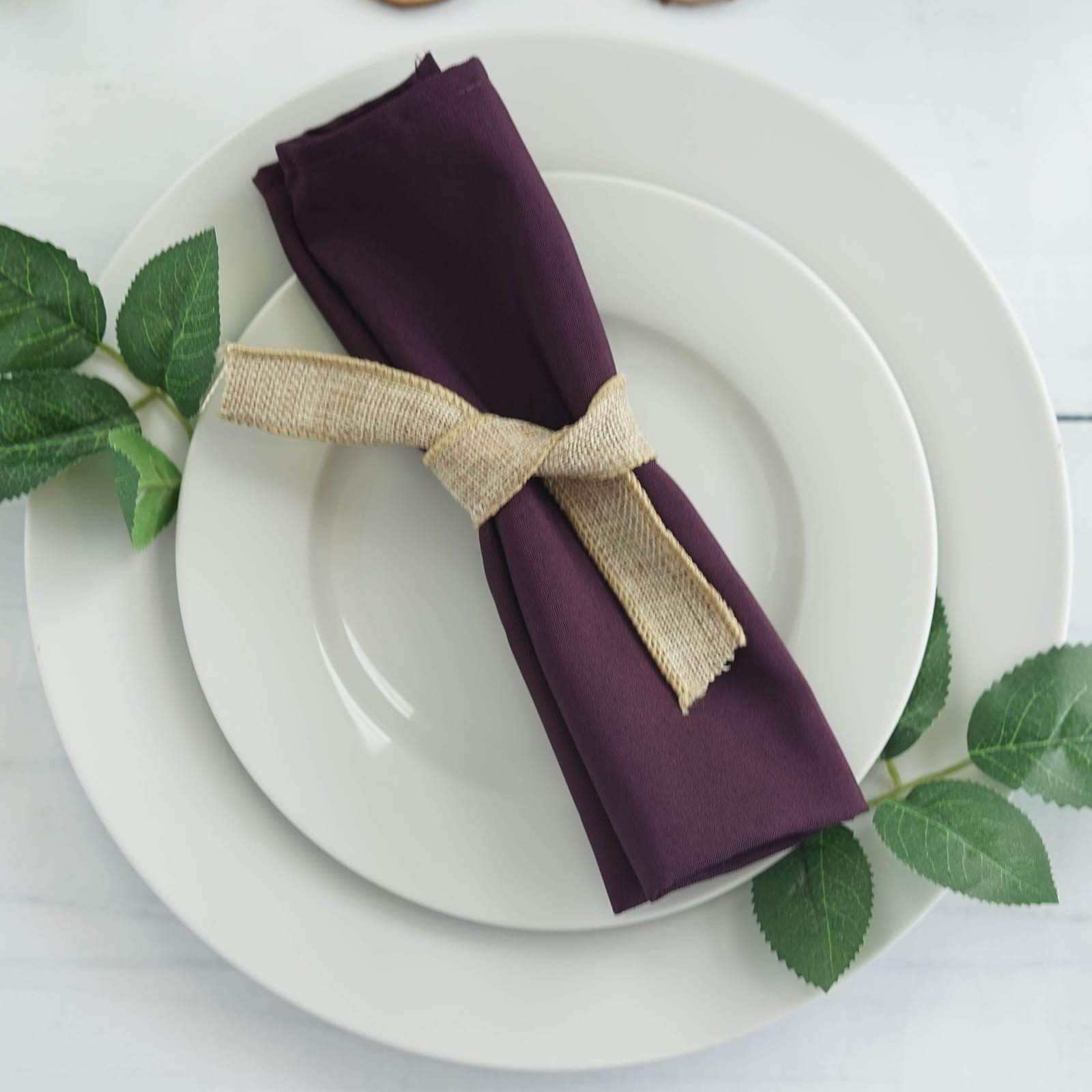 5 Polyester Napkins 20