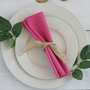 5 Polyester Napkins 20" x 20"
