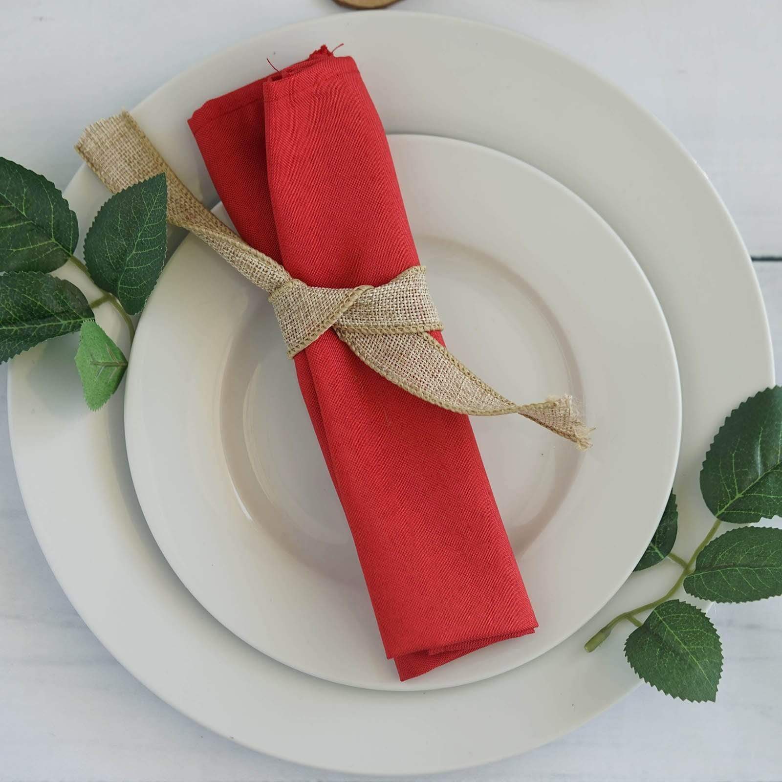 5 Polyester Napkins 20