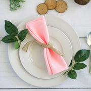 5 Polyester Napkins 20" x 20"