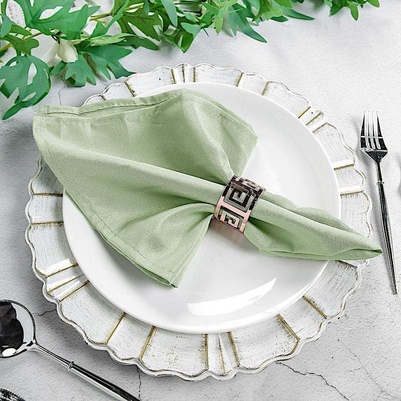 5 Polyester Napkins 20" x 20"