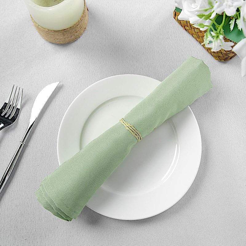 5 Polyester Napkins 20" x 20"