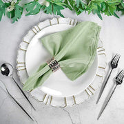 5 Polyester Napkins 20" x 20"