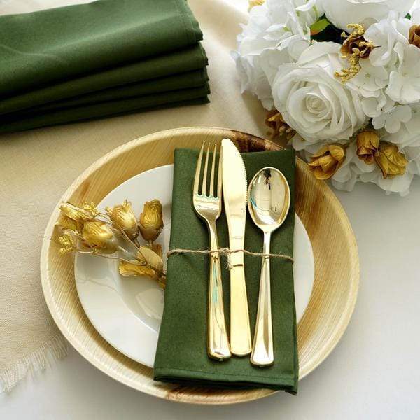 5 Polyester Napkins 20" x 20"