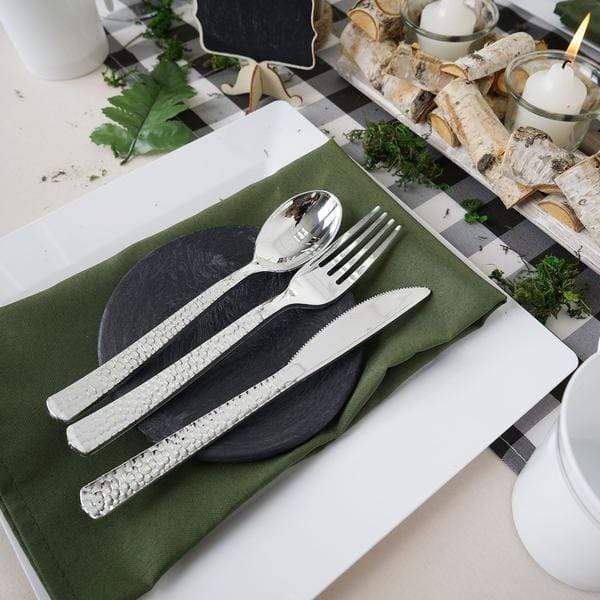 5 Polyester Napkins 20" x 20"