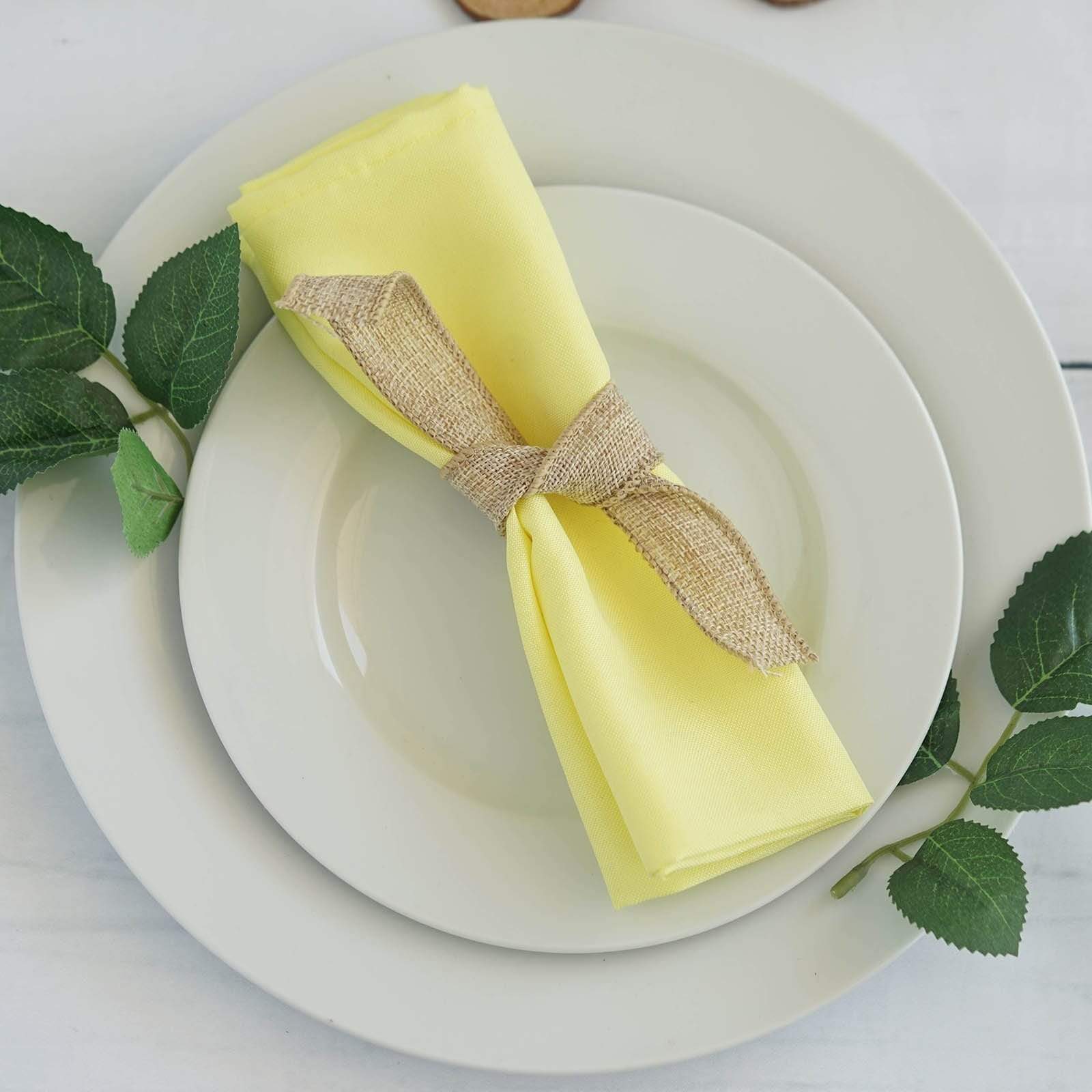 5 Polyester Napkins 20