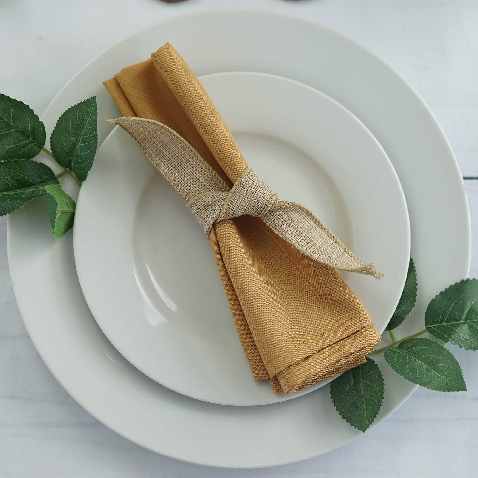 5 Polyester Napkins 20
