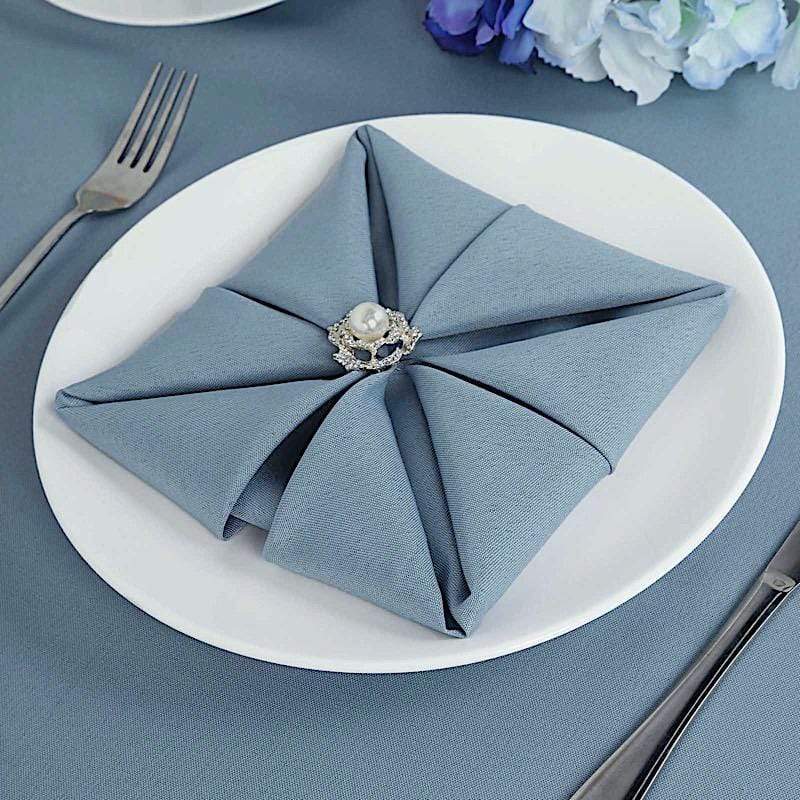 5 Polyester Napkins 20" x 20"