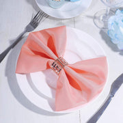 5 Polyester Napkins 20" x 20"