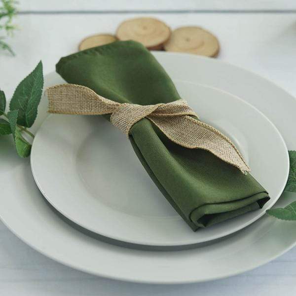 5 Polyester Napkins 20" x 20"